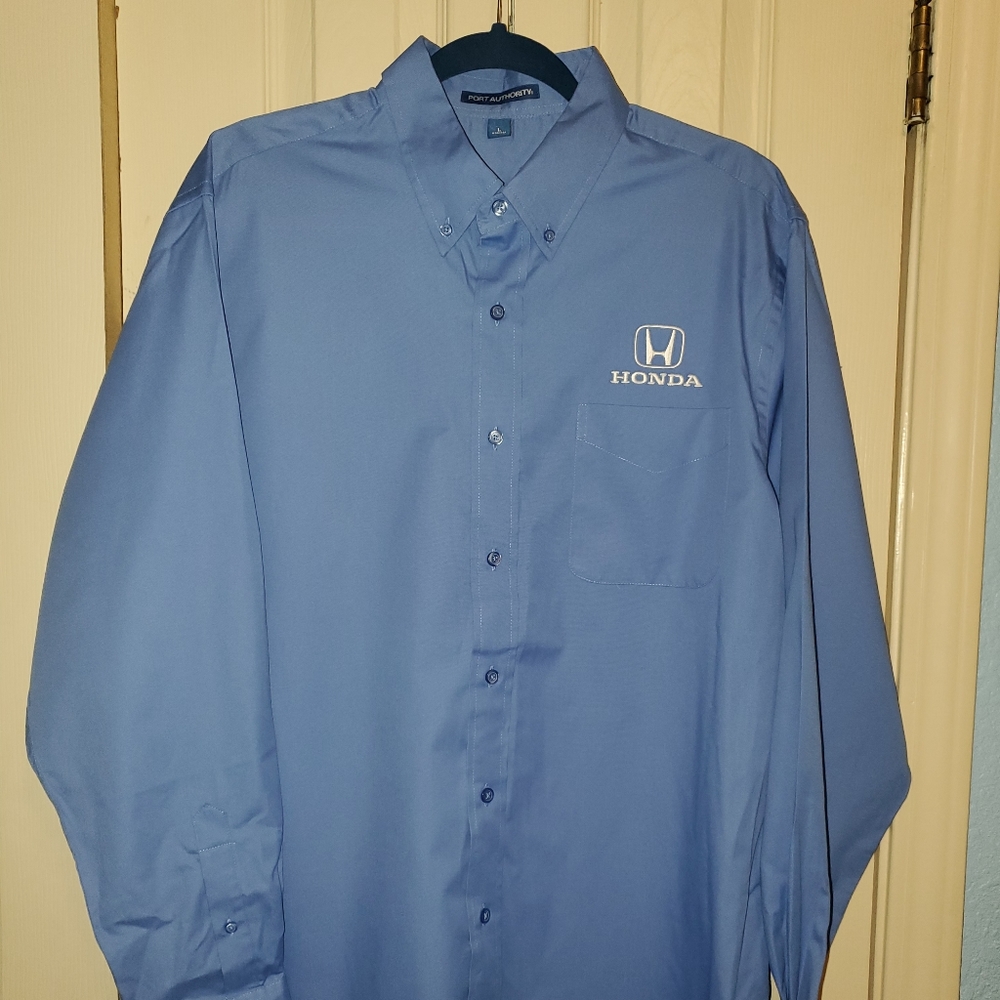 Long Sleeve Honda Button Down Shirt
